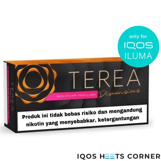 Heets TEREA Dimensions Apricity Sticks Indonesia Version For IQOS ILUMA Device