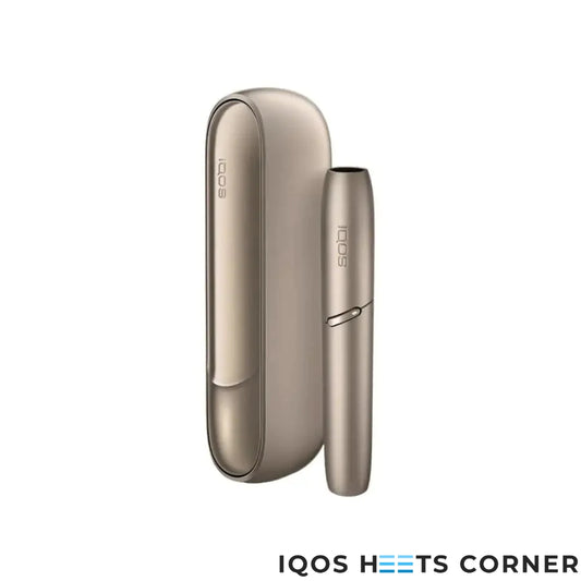 IQOS 3 DUO Kit Brilliant Gold Device For Heets Sticks
